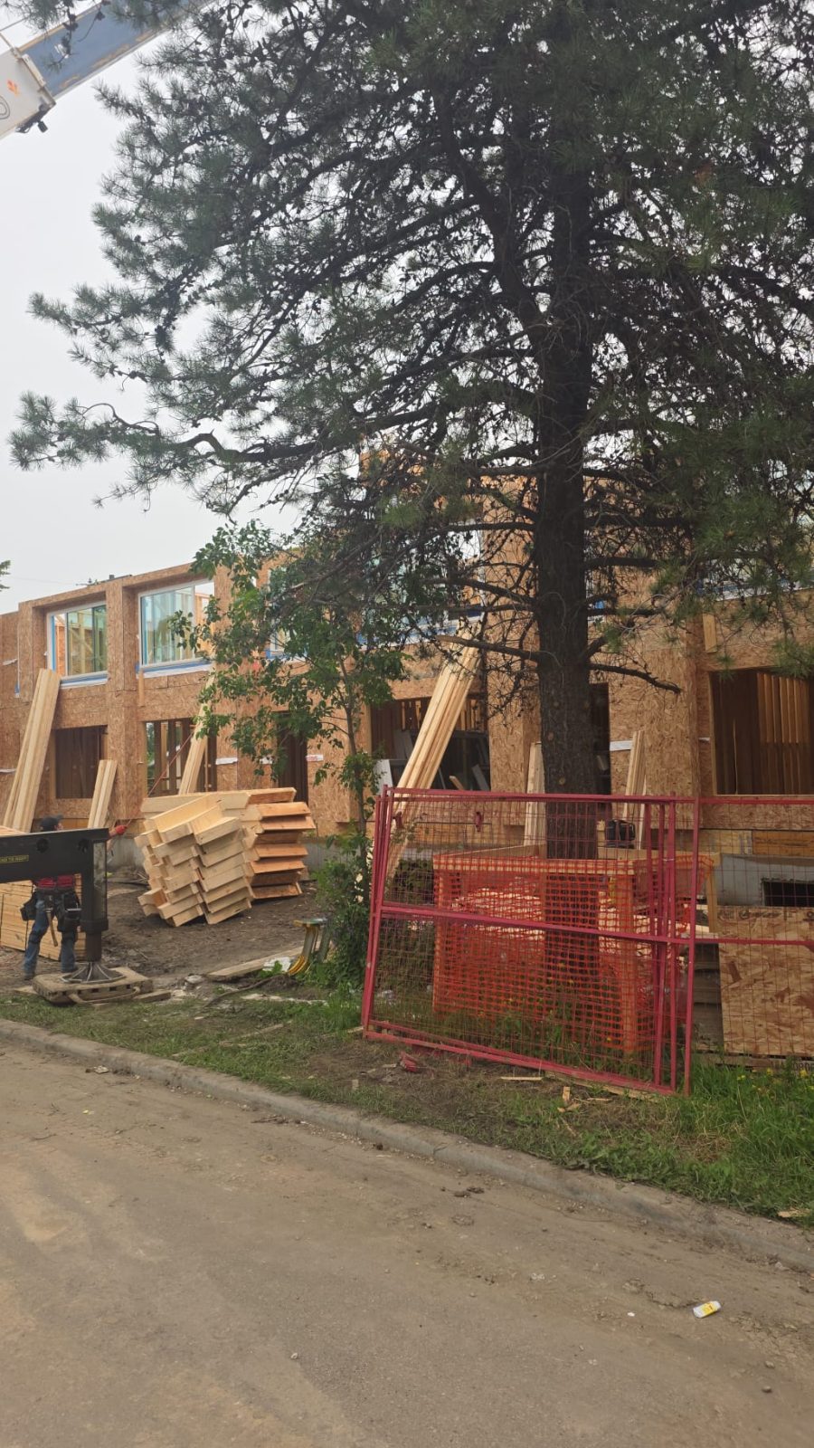8-Plex Allendale — From the street, July 2026