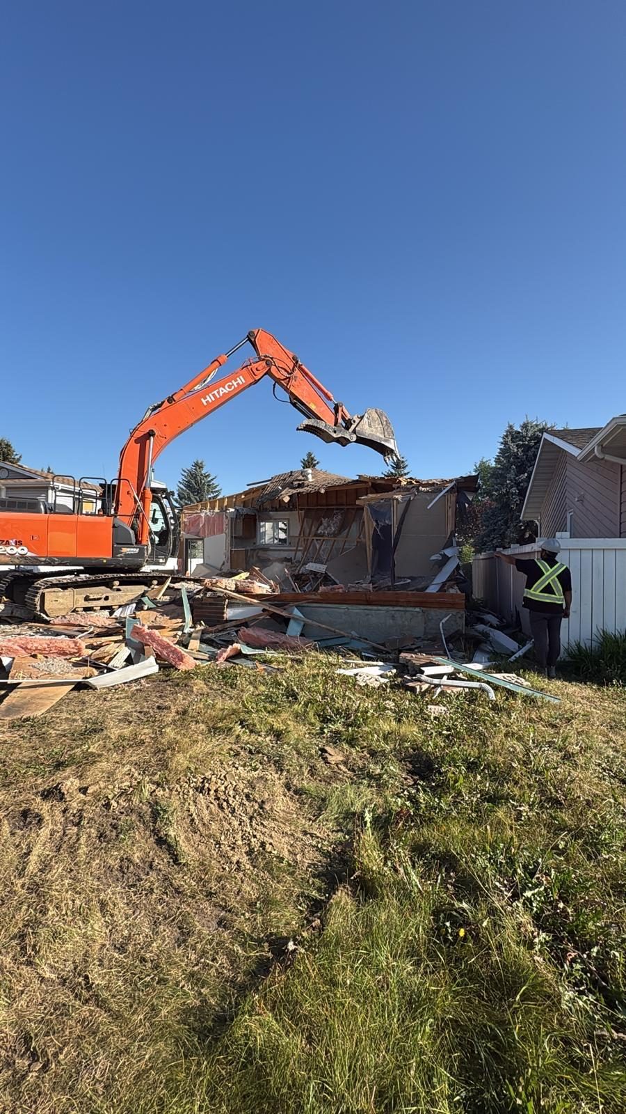 Purchase & demolition &mdash; Site clearing