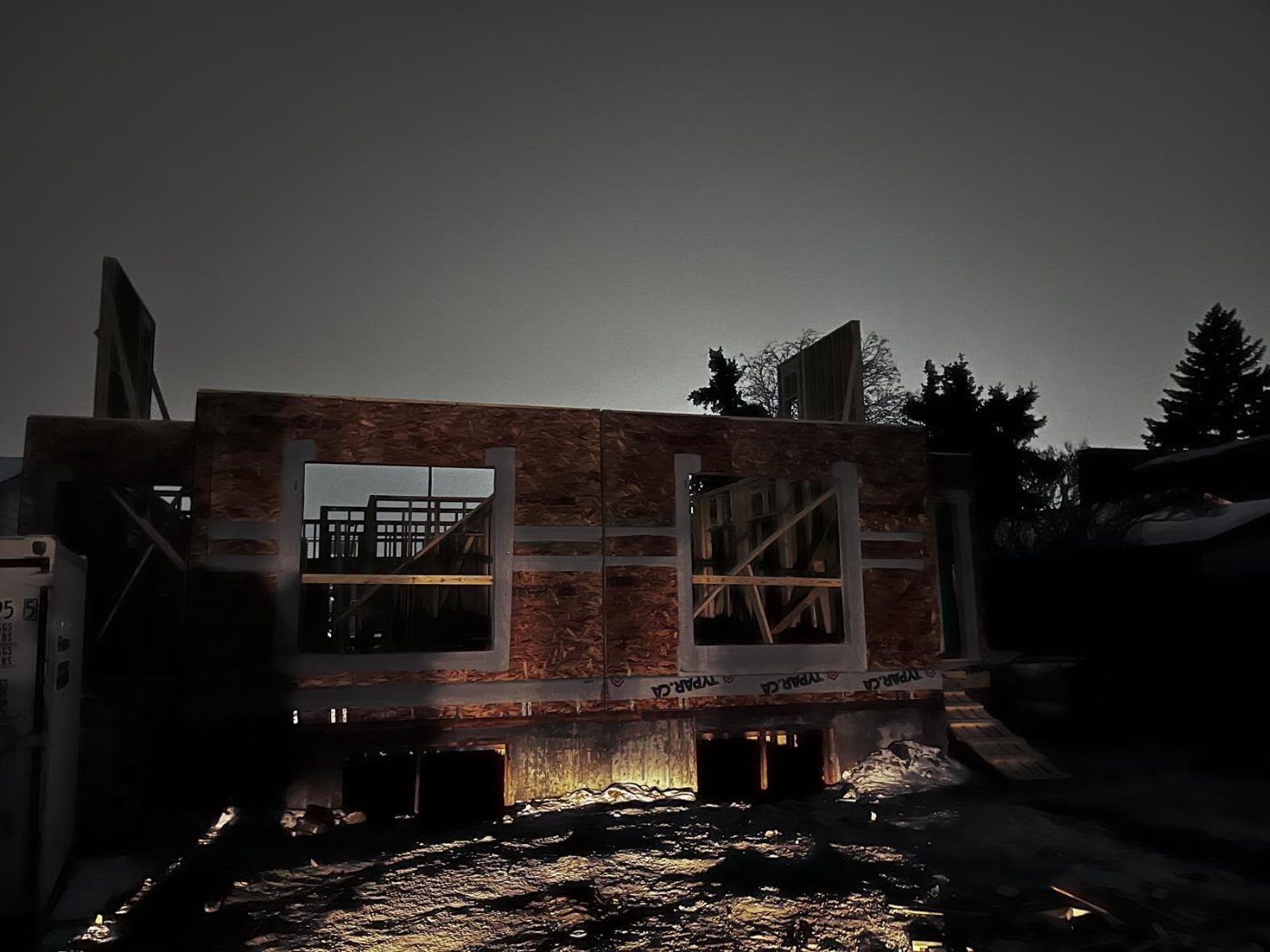 8-Plex Glenwood — Framing, Winter 2026