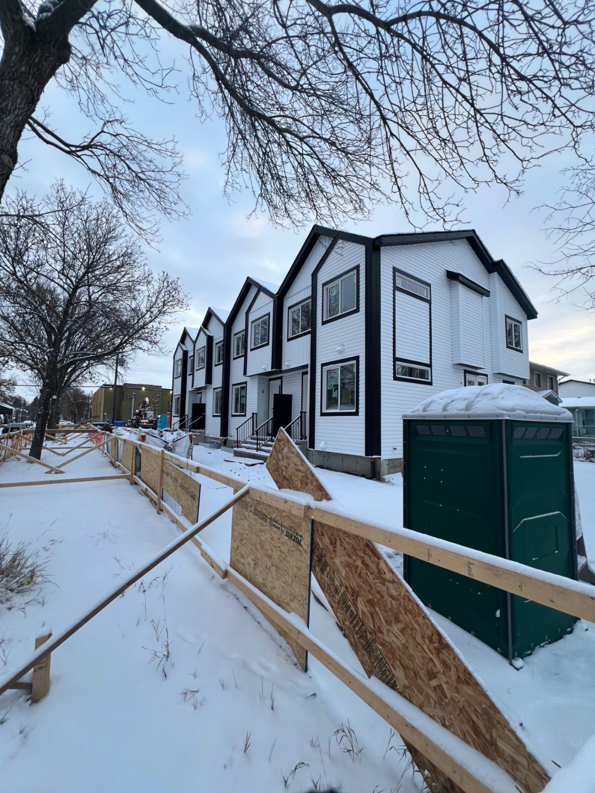 Exterior & rough-ins &mdash; 9-Plex Inglewood