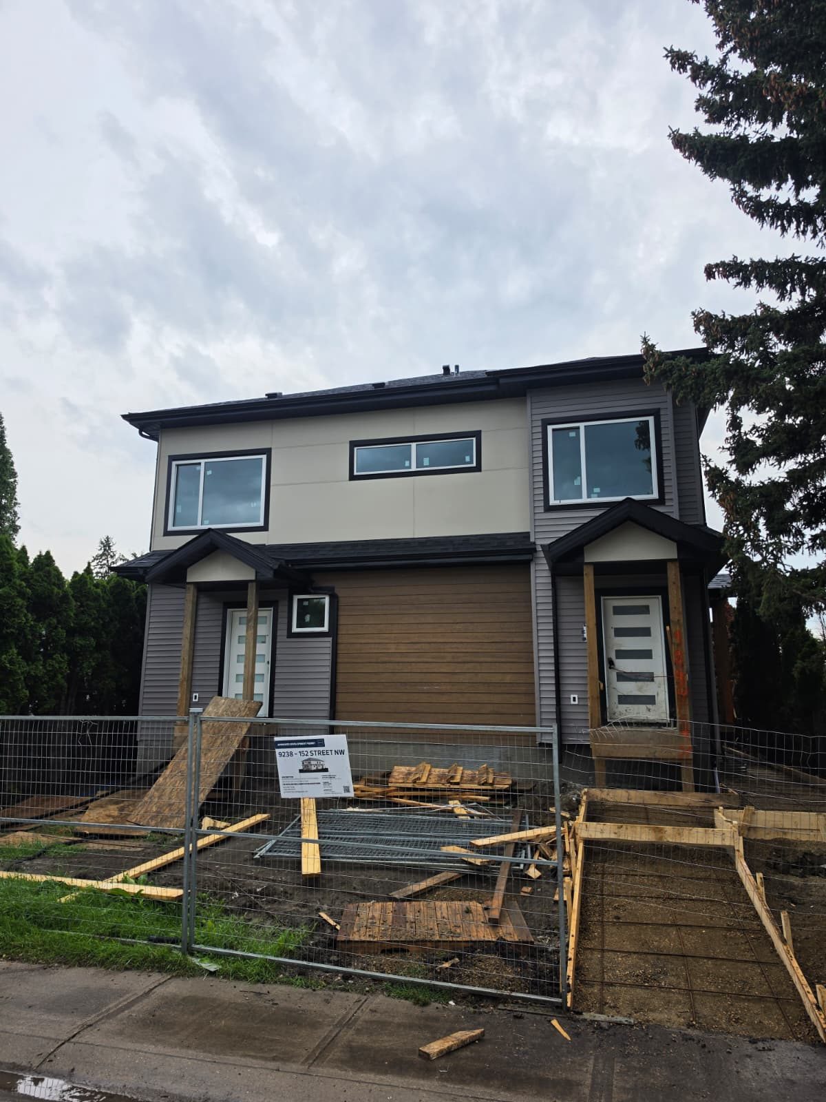 8-Plex Sherwood Park — Exterior nearly complete, August 2026