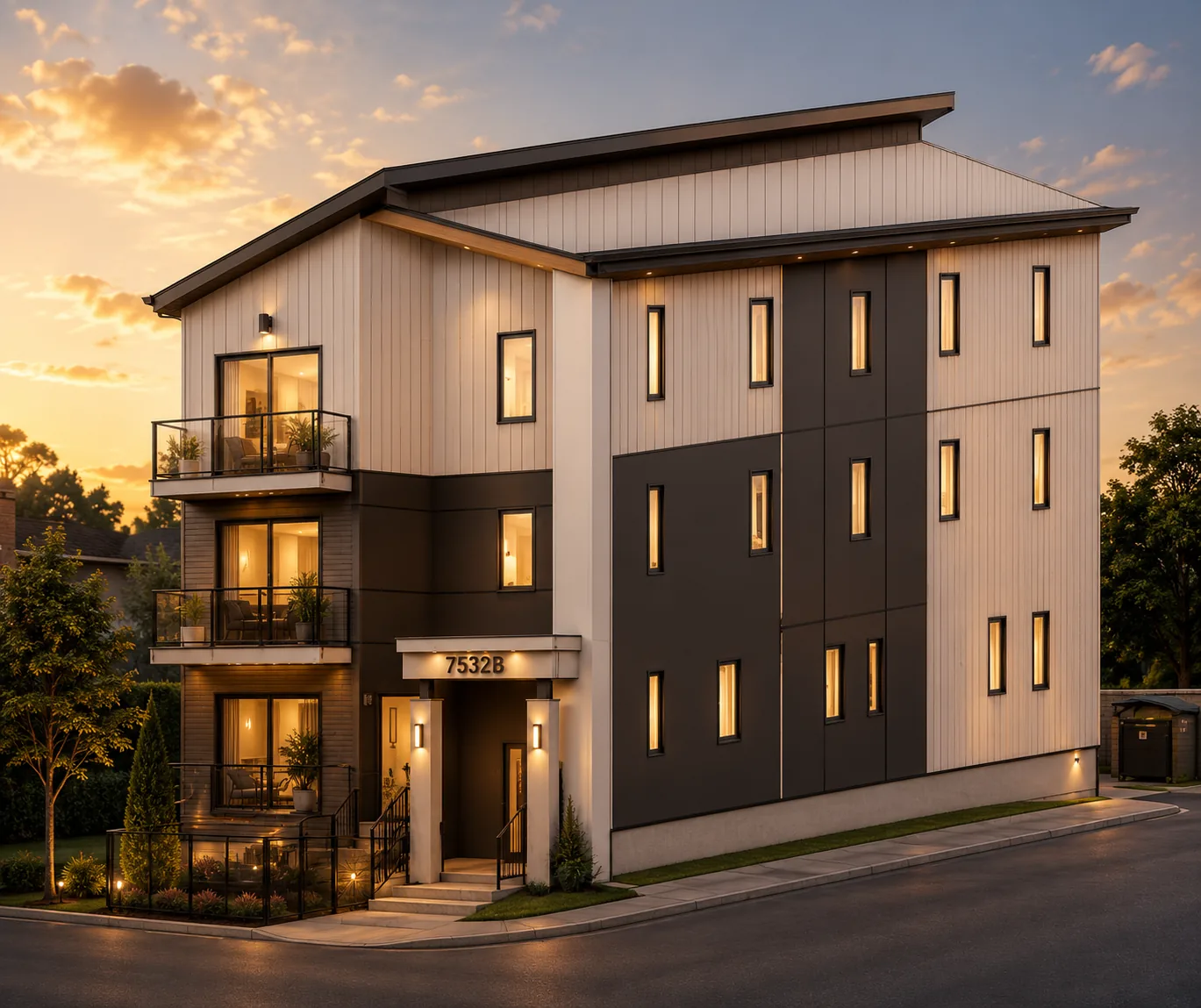 Spruce Avenue 11-Plex &mdash; artist's rendering