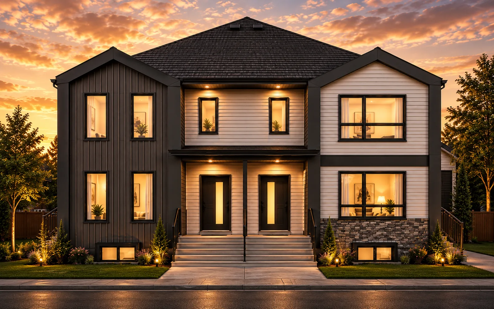 West Jasper 8-Plex &mdash; artist's rendering